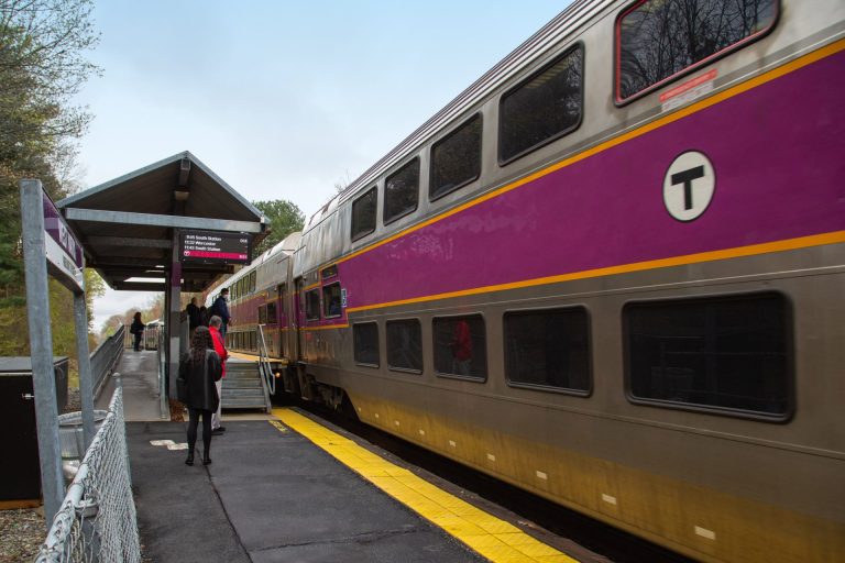 WEST NATICK MINI-HIGH RAIL PLATFORM. WEST NATICK, MA-4-RT