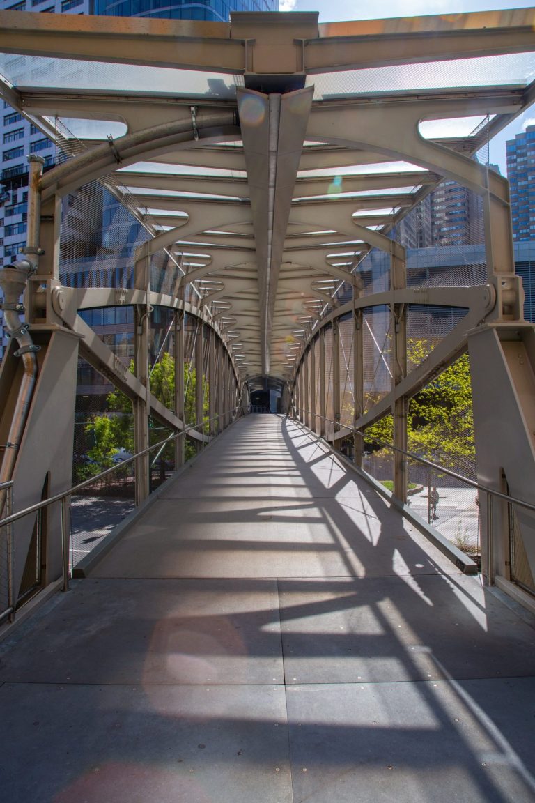 WEST THAMES PEDESTRIAN BRIDGE DECK LOWER MANHATTAN_ NYC-8