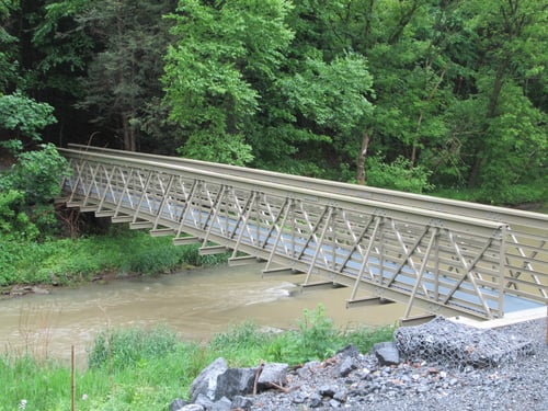 Fiberglass Pedestrian Bridges