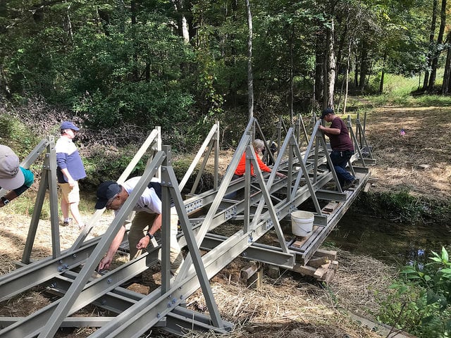 Fiberglass Pedestrian Bridges