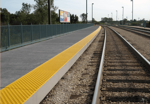 Composite FRP Rail Platforms